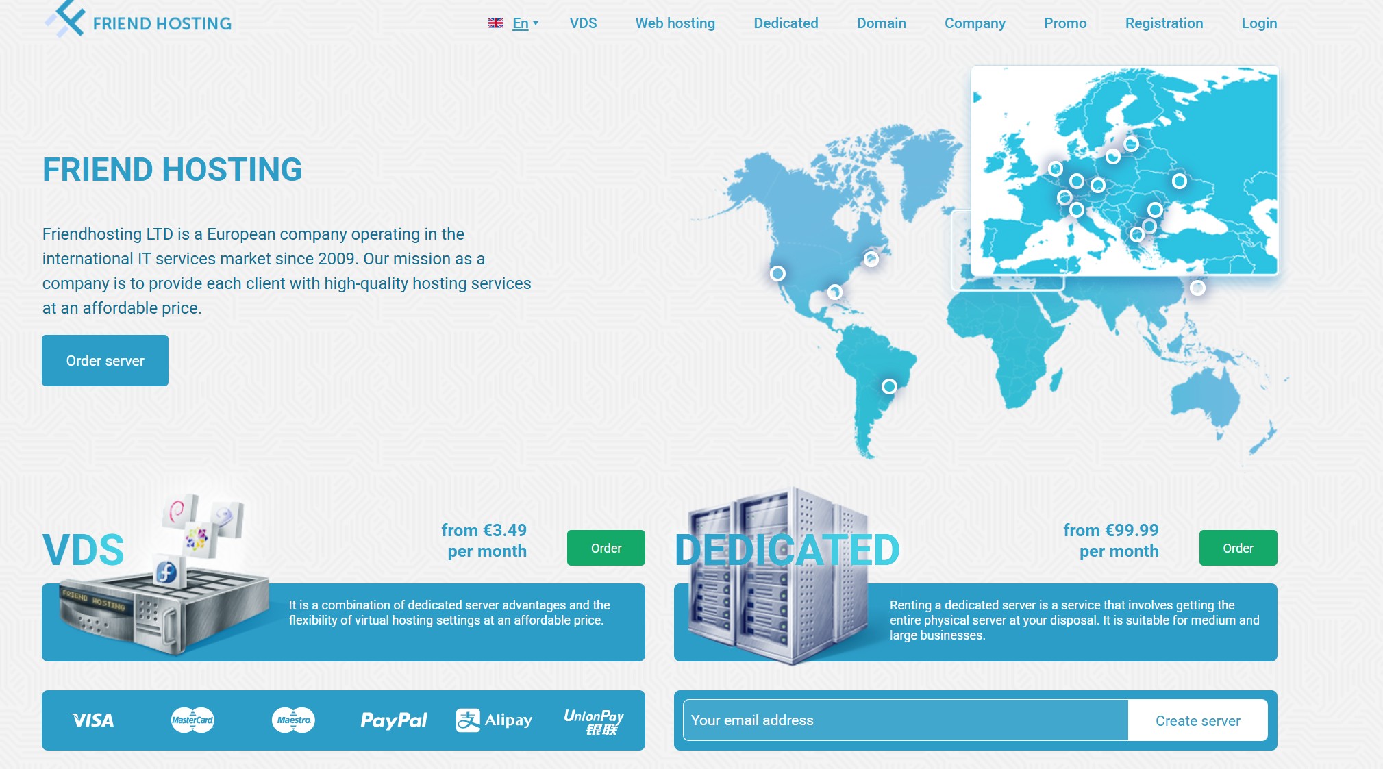 Friendhosting评测:来自欧洲的“流量无限”老朋友 Friendhosting评测:来自欧洲的“流量无限”老朋友