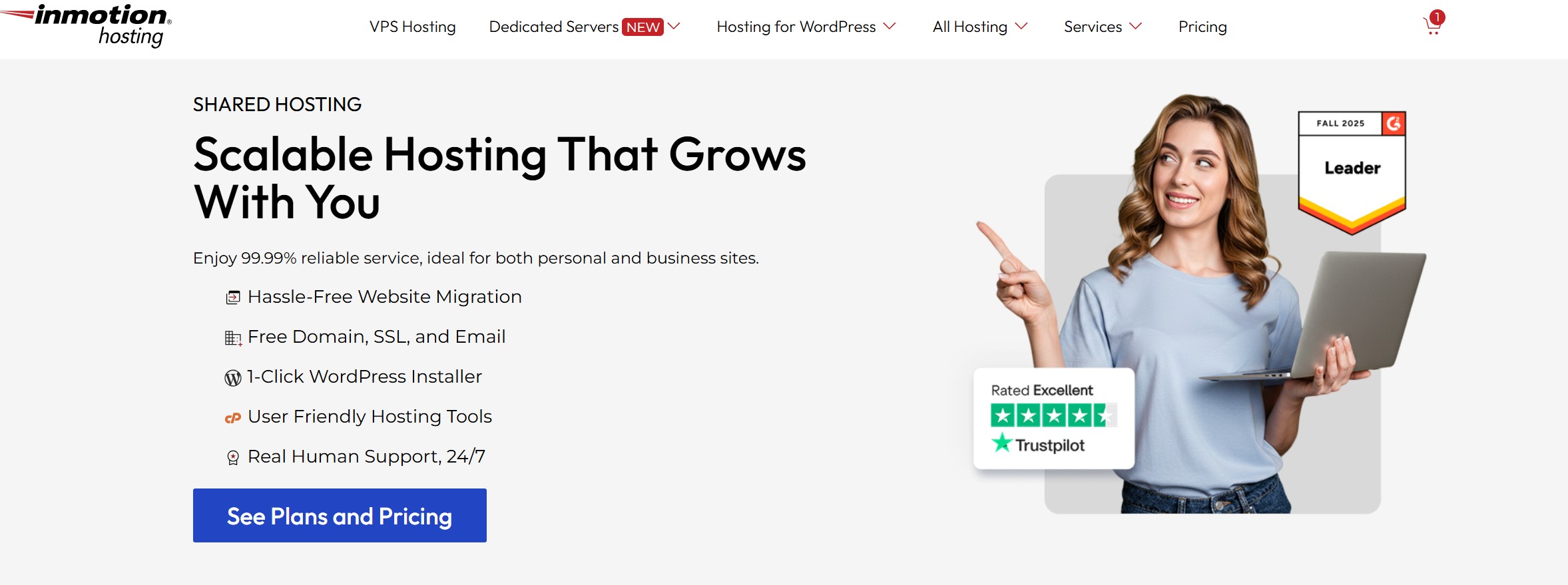 InMotionHosting评测:服务卓越的“老绅士”,最省心的托管体验 InMotionHosting评测:服务卓越的“老绅士”,最省心的托管体验