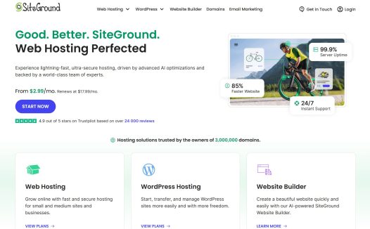 SiteGround评测:WordPress用户的速度首选,但请警惕续费价格