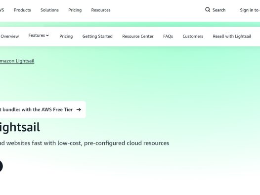 亚马逊Lightsail评测：云端“霸主”的“新手套餐”