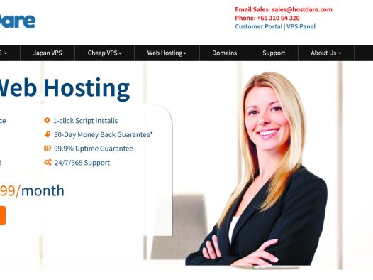 hostdare怎么样？hostdare优惠码和最新测评